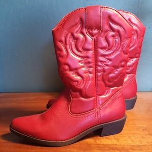 Rampage red cowboy boots